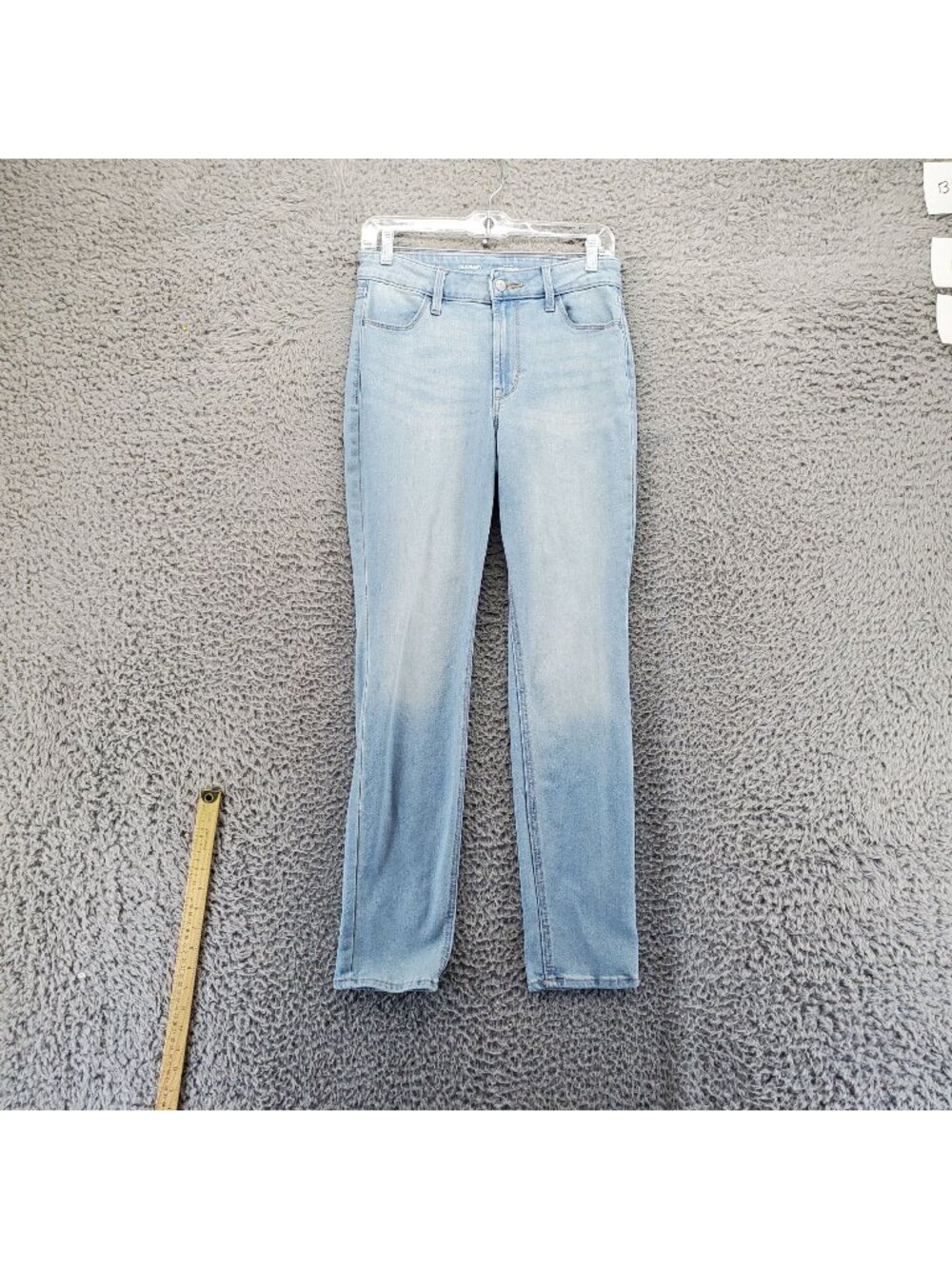 Old Navy Jeans Womens 4 Light Blue High-Rise Wow Straight Denim Cotton Blend